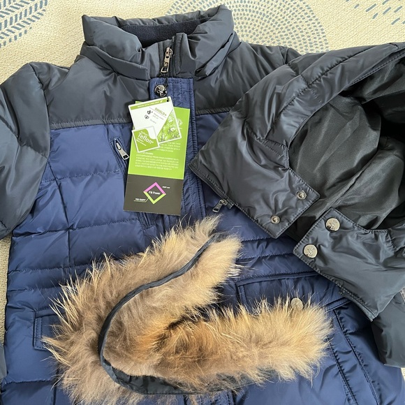 Hazzys kids boys down jacket coat 7Y - Picture 11 of 13